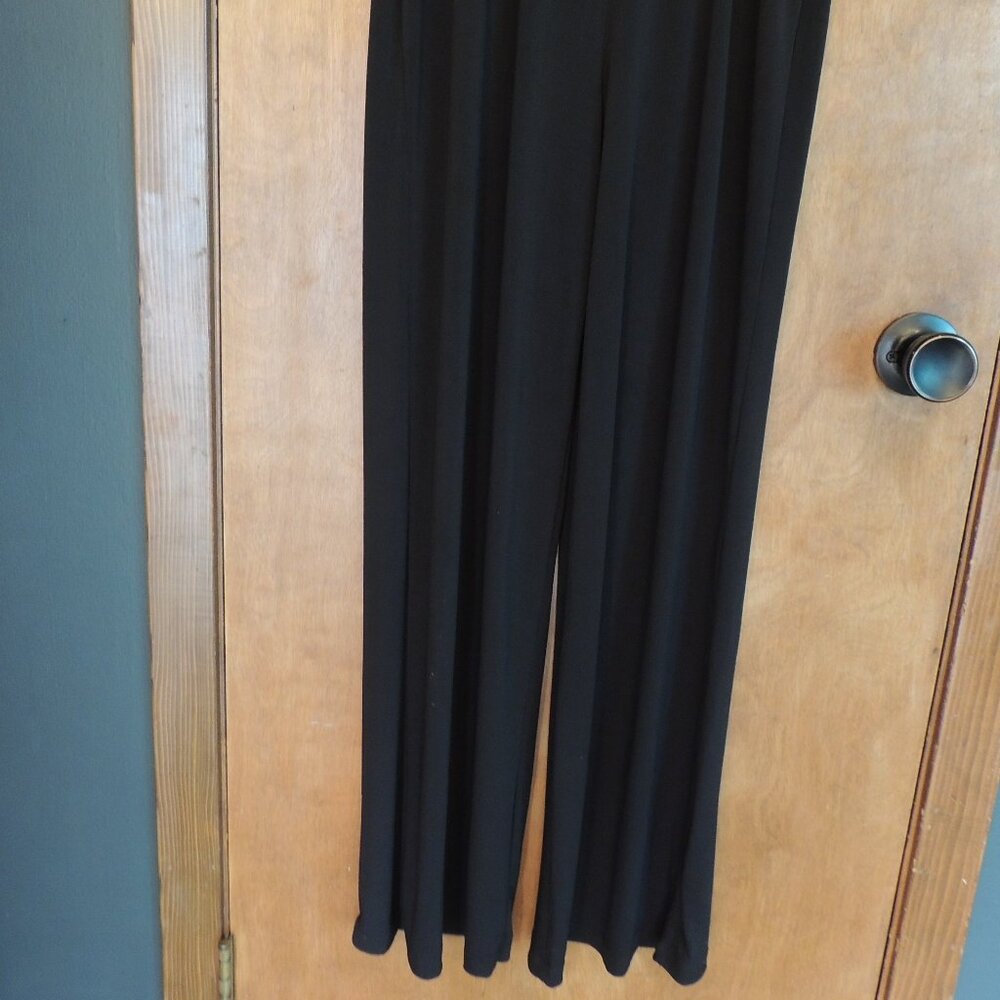 Velvet Torch Black Sleeveless Wide Leg Jumpsuit Size M - Picture 4 of 10